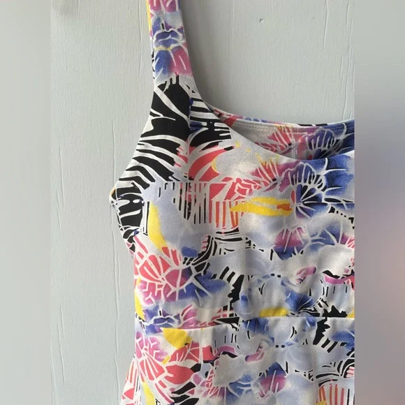 NWOT Free People FP MOVEMENT Never Better Printed Long Tank (size M) - Picture 7 of 16